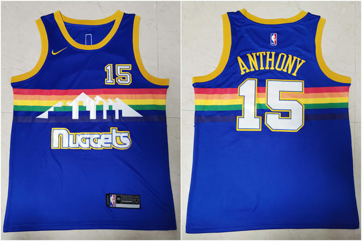 Nuggets 15 Carmelo Anthony Blue Swingman Jersey,We sell and wholesale Nuggets 15 Carmelo Anthony Blue Swingman Jersey on line form chian!
